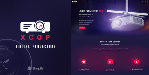 Xcop - Landing Page Shopify Theme