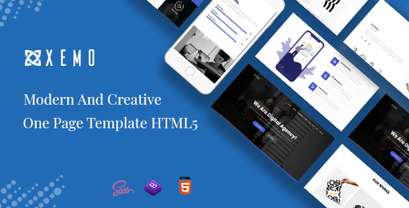 Xemo - Creative One Page Parallax