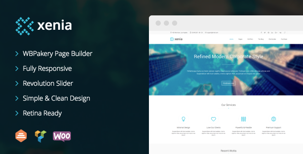 Xenia - Refined WordPress Corporate Theme