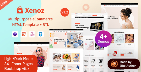 Xenoz - eCommerce HTML Template