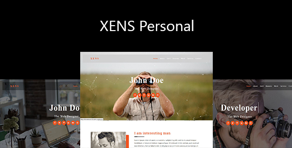 Xens-Personal / Portfolio Responsive Template