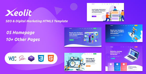 Xeolit | SEO & Digital Marketing HTML5 Template