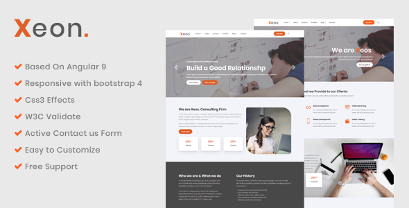 Xeon - Angular Business template