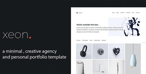 Xeon - Minimal Portfolio Template