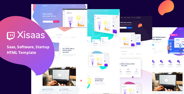 Xisaas - Saas Landing page HTML Template