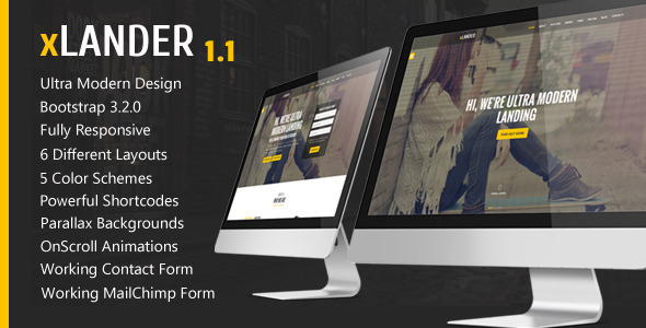 XLander - Premium Landing Page Template