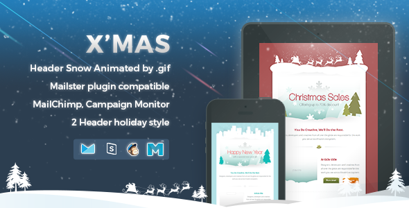 X'mas - Responsive Email Template