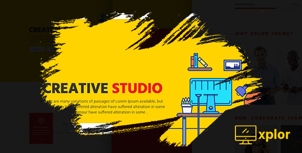 Xplor - Creative Agency PSD Template