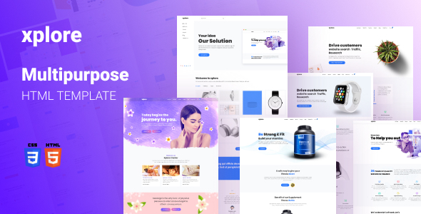 Xplore - Multipurpose Website Template