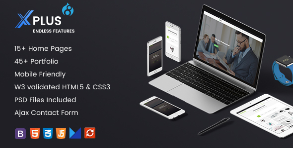 XPlus - Responsive Multipurpose Business Drupal 8 Theme