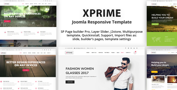 XPRIME - Creative & Business Joomla Multipurpose Template