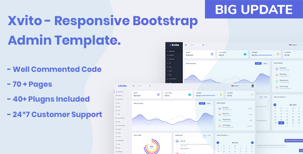 Xvito - Responsive Bootstrap Admin Template