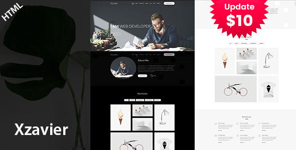 Xzavier - Minimal Portfolio HTML Template