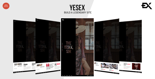 Yesex - Creative One Page Portfolio Template