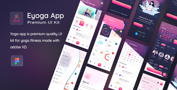 Yogaa App Premium UI Kit For Figma