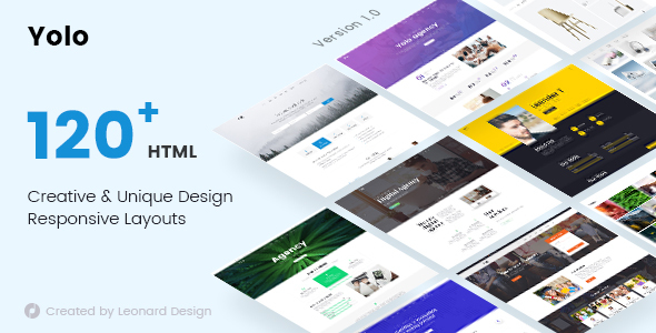 Yolo | Responsive Multi-Purpose HTML Template