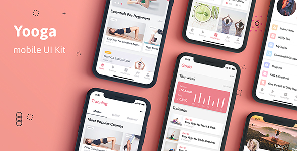 Yooga - Health and Fitness UI Kit for Figma