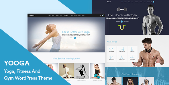 Fitness & Gym WordPress Theme, Yooga- Yoga