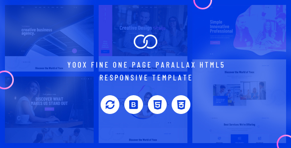 Yoox - Fine One Page Parallax HTML5 Responsive Template