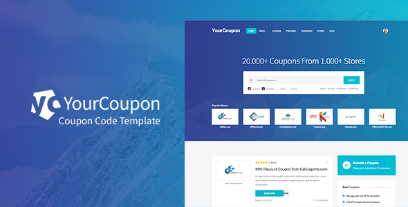 Deal Responsive Site Template, Discount, YourCoupon | Coupon Code