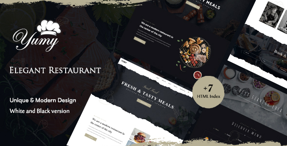 Yumy - Restaurant & Food HTML Template