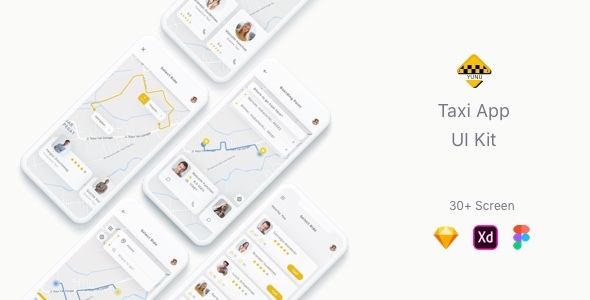 Yunu - Taxi App UI Kit