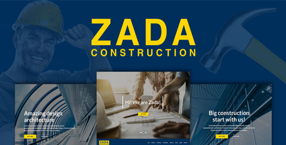 Zada - Construction WordPress Theme