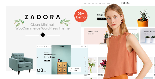 Minimal WooCommerce WordPress Theme, Zadora - Clean