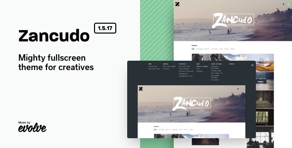 Zancudo - Mighty fullscreen theme for creatives