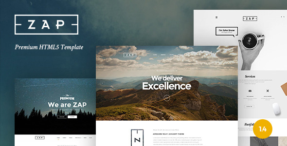 ZAP - Multi-Purpose HTML5 Template