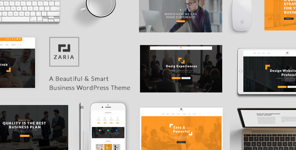 Zaria - A Beautiful Business Responsive WordPress Theme