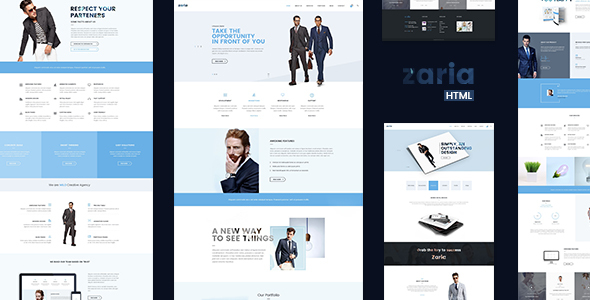 Zaria – Business Consulting HTML5 & CSS3 Template