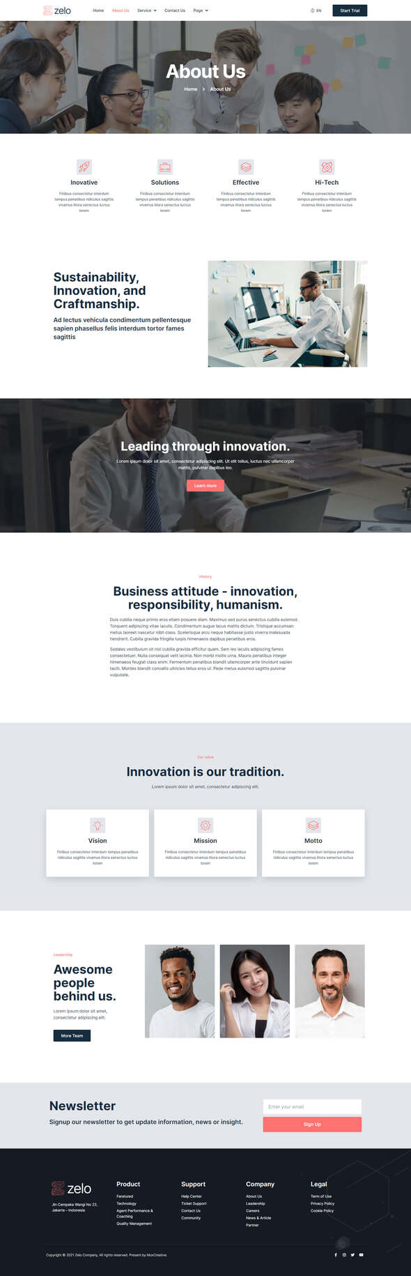 Zelo - Startup Business & Technology Company Elementor Template Kit