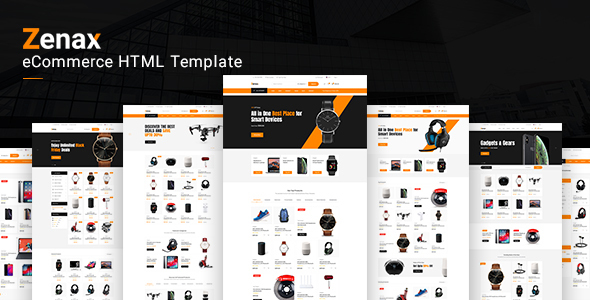 Zenax - eCommerce HTML template