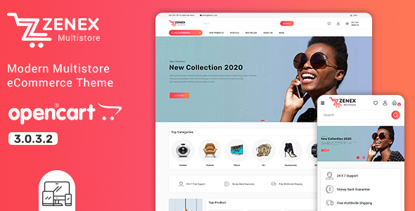 Zenex - Treaco - Multipurpose E-commerce Opencart 3 Template