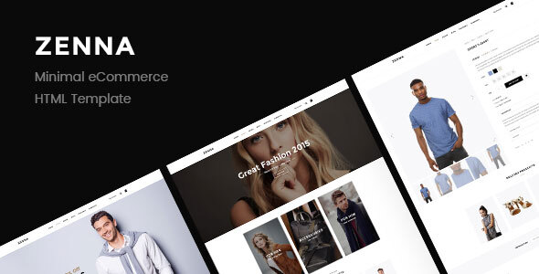 Zenna | Minimal E-commerce HTML Template