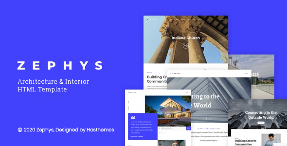 Zephys - Interior Design HTML & Architecture Template