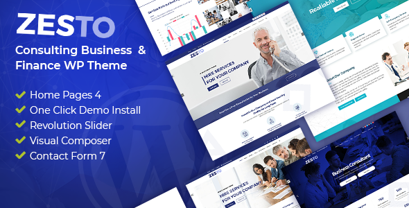 Zesto - Agency Corporate WordPress Theme