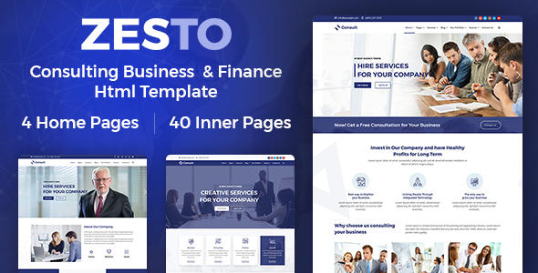 Zesto | Bootstrap4 Multipurpose Corporate HTML Template