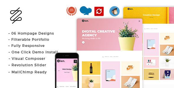 Zien - Portfolio WordPress Theme