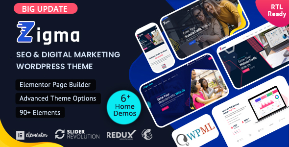 Zigma – SEO & Digital Marketing WordPress Theme