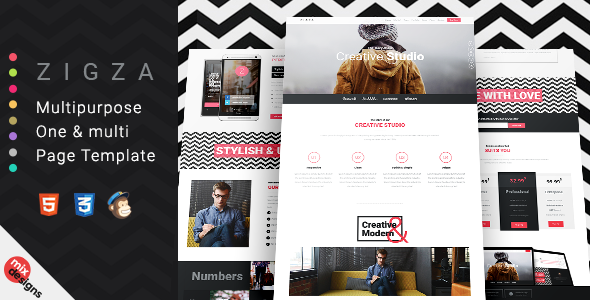 Zigza - Multipurpose Page Template