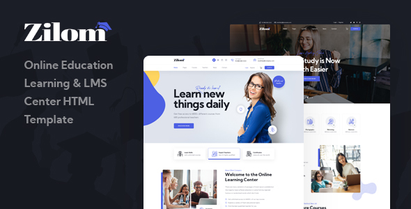 Zilom - Online Education Learning HTML Template