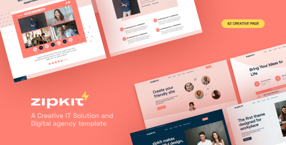 Zipkit - A Digital Agencies Template