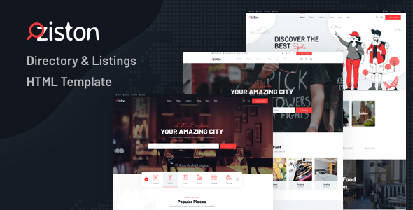 Ziston - Directory & Listings HTML Template