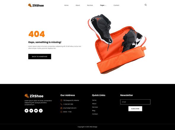 Zitshoe - Shoes Cleaning Service Elementor Template Kit