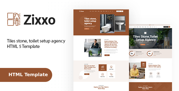 Paving and Tiling Services HTML Template, Zixxo : Flooring