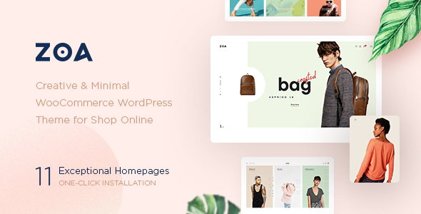 Zoa - Minimalist Elementor WooCommerce Theme