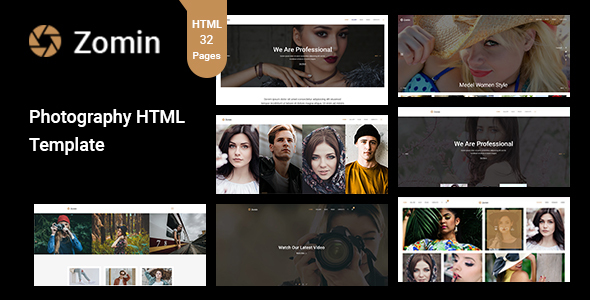 Zomin - Photography Template for Photographers