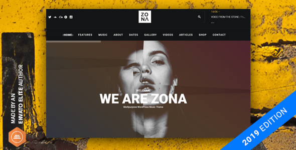 Zona - Music WordPress Theme with Ajax and Continuous Playback